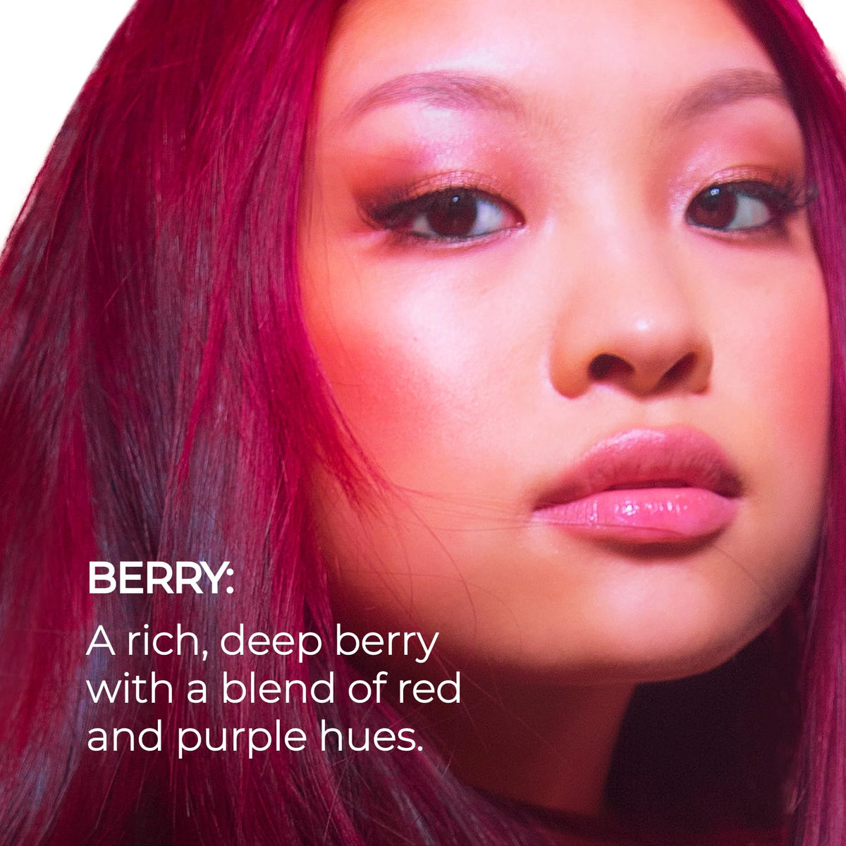 XMONDO Color Berry Depositing Mask on light brown hair