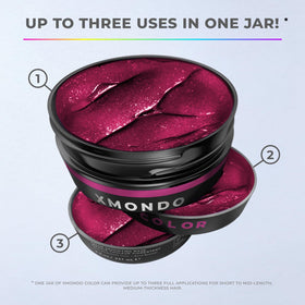 XMONDO Color Berry Depositing Mask showing vibrant berry colour