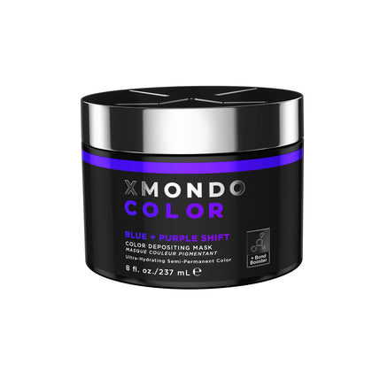 XMONDO Color Blue + Purple Shade Shift Depositing Mask front view