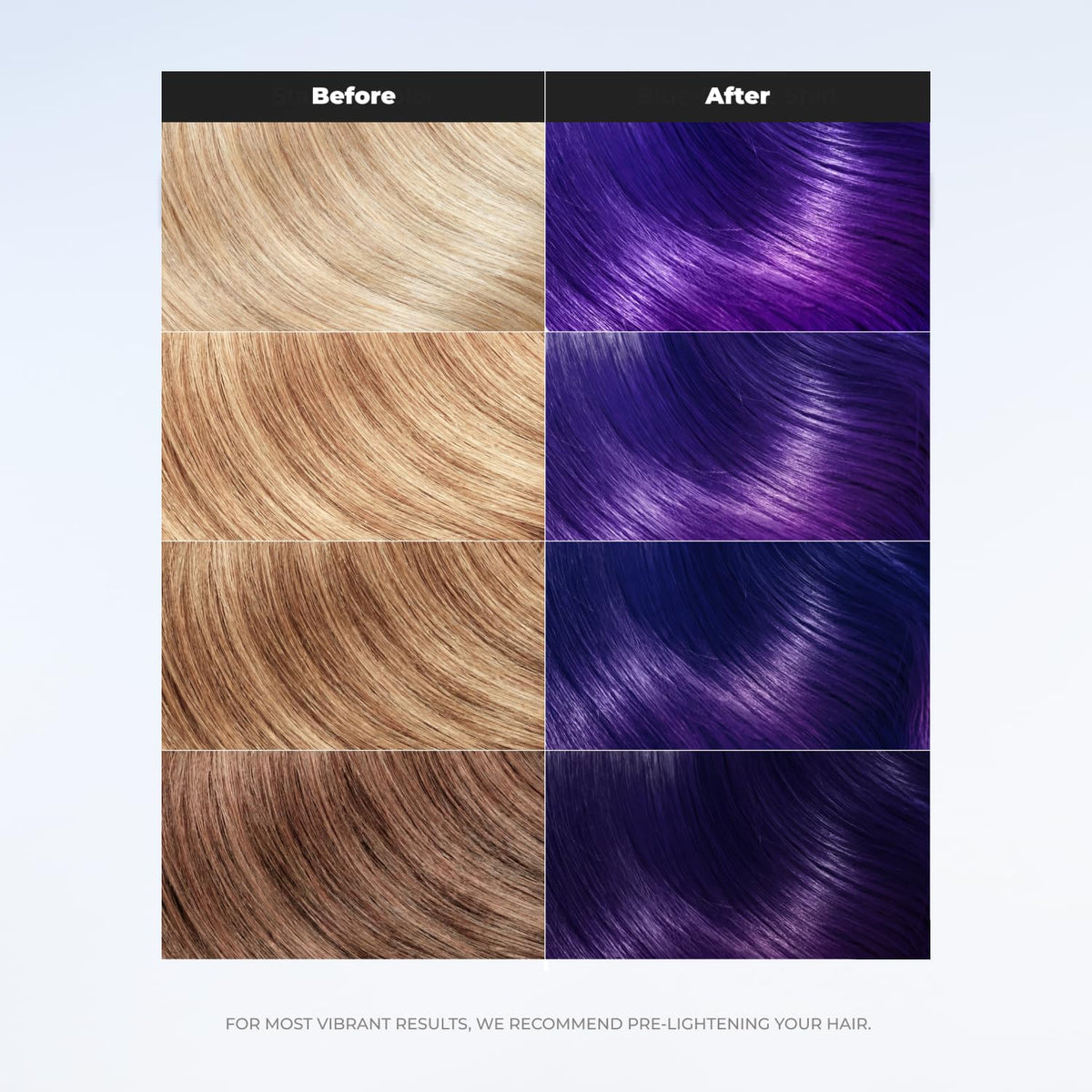 XMONDO Color Blue + Purple Shade Shift Mask packaging