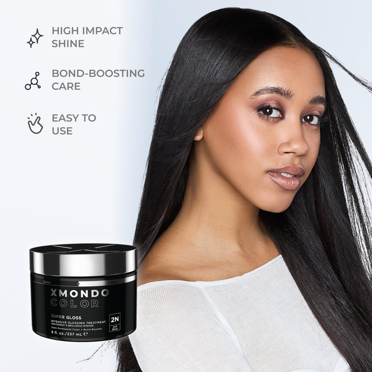 XMONDO Color Depositing Mask application on hair