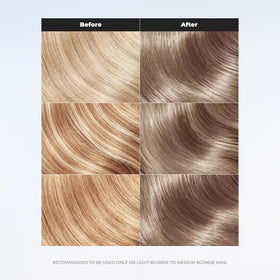 XMONDO Color Depositing Mask Ash Blonde application on hair