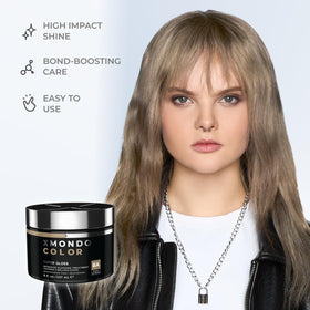 XMONDO Color Depositing Mask Ash Blonde texture close-up