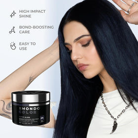 XMONDO Color Depositing Mask Blue Black texture close-up
