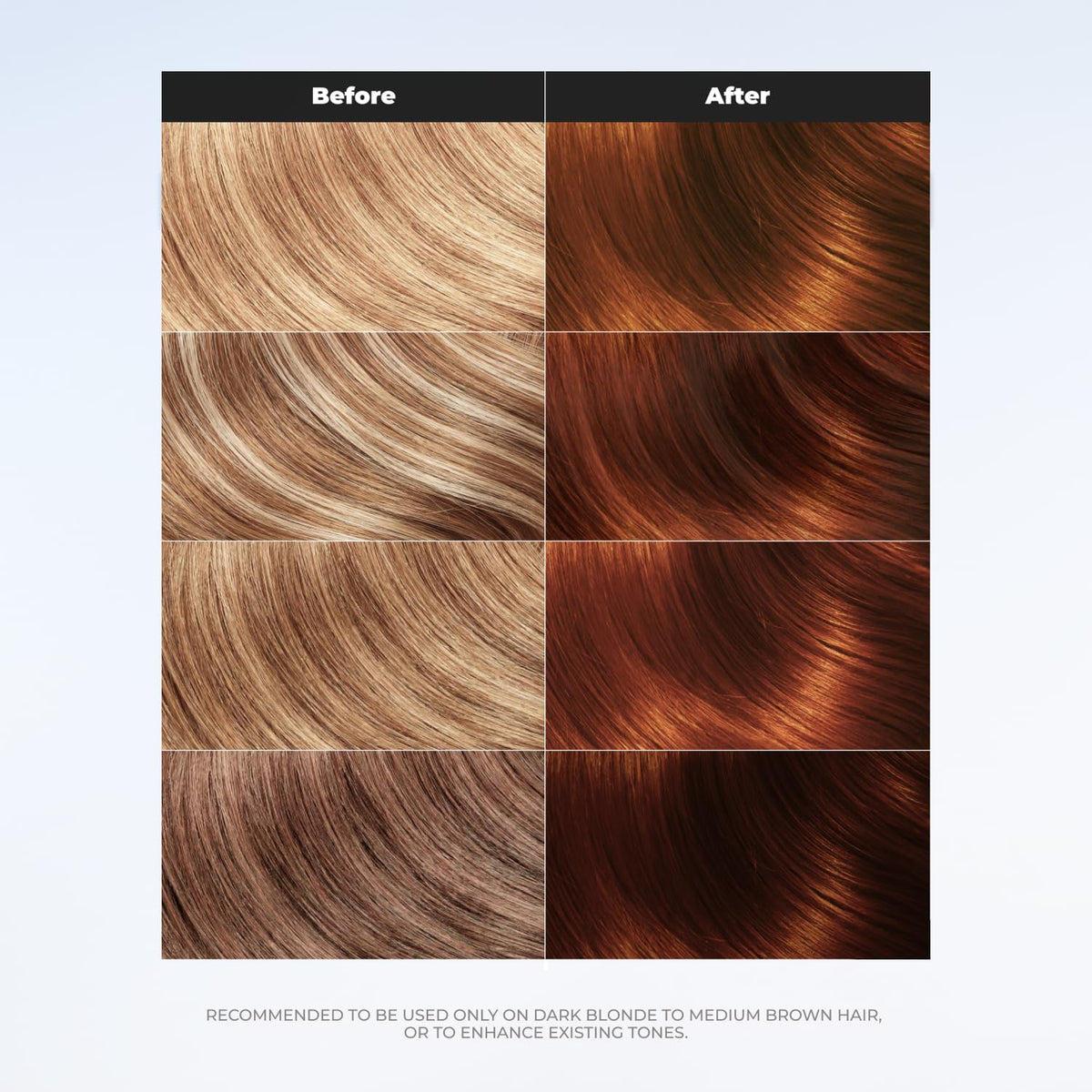 XMONDO Color Depositing Mask Copper application process on hair