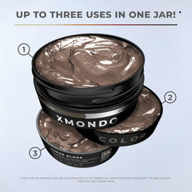 XMONDO Color Depositing Mask Dark Ash Blonde after application results