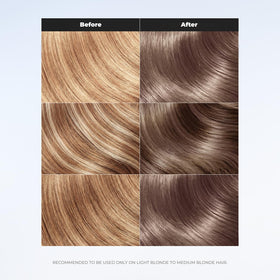 XMONDO Color Depositing Mask Dark Ash Blonde application on hair