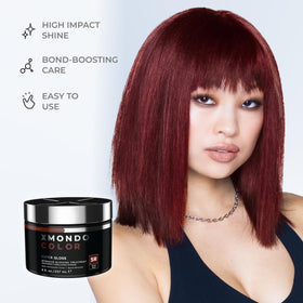 XMONDO Color Depositing Mask Deep Red texture close-up