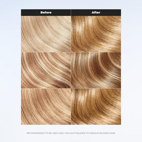 XMONDO Color Depositing Mask Golden Blonde application on hair