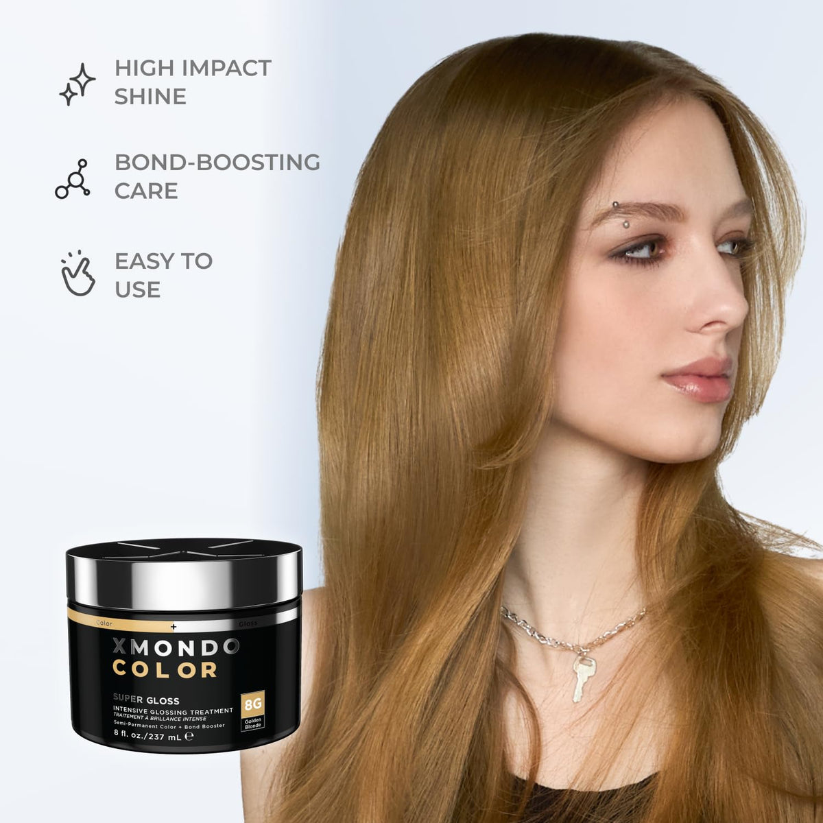 XMONDO Color Depositing Mask Golden Blonde texture close-up