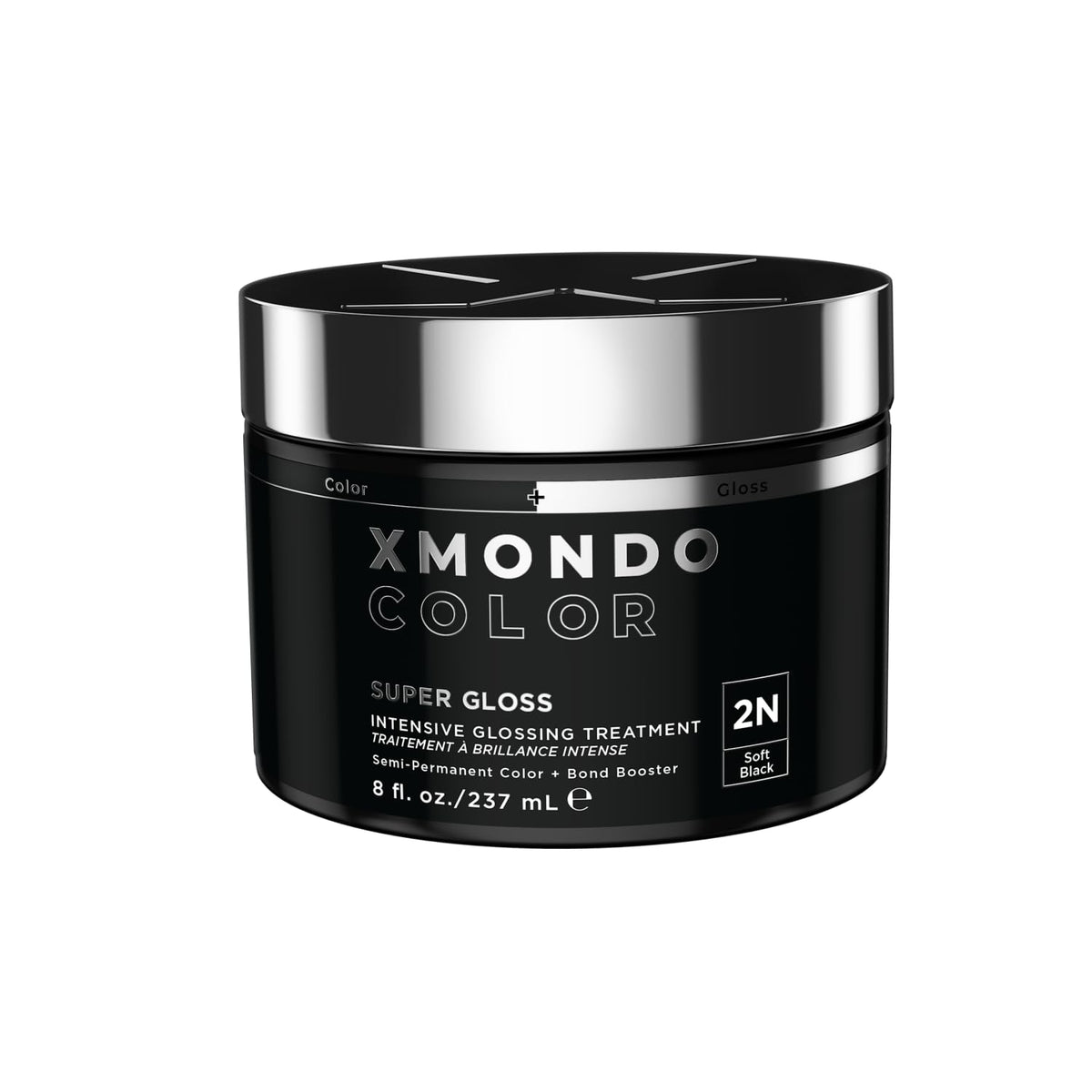 XMONDO Color Depositing Mask Soft Black 8 Fl Oz front view