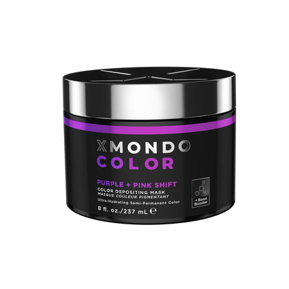 XMONDO Color Purple + Pink Shade Shift Mask front view