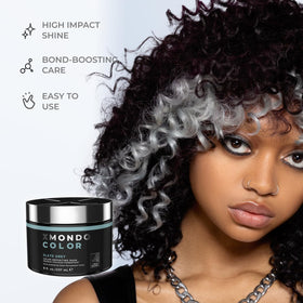XMONDO Color Slate Grey Mask application on hair