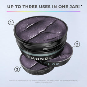 XMONDO Color Slate Grey Mask in a stainless steel sink