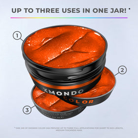 XMONDO Color Super Orange Depositing Mask texture close-up