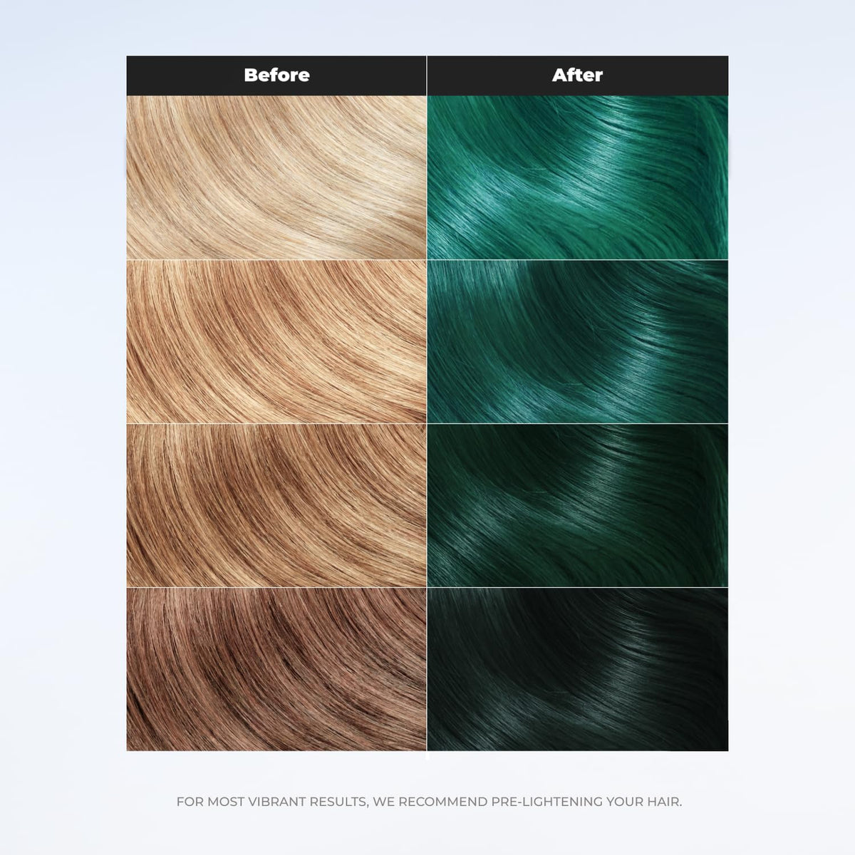 XMONDO Color Turquoise Depositing Mask application on hair