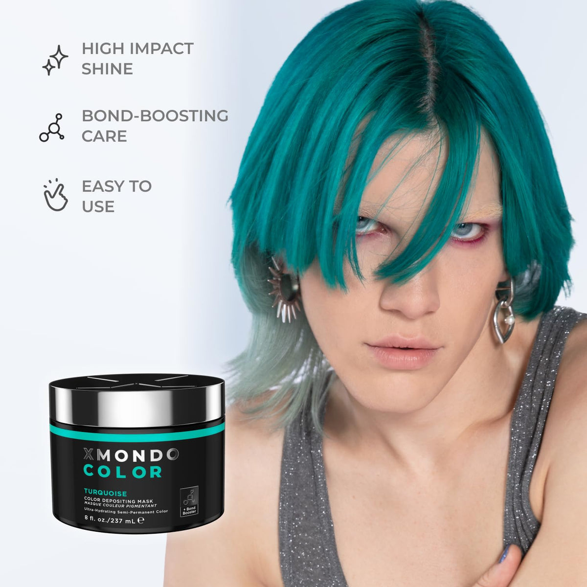XMONDO Color Turquoise Depositing Mask rinsing process