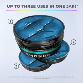 XMONDO Color Turquoise Depositing Mask texture close-up