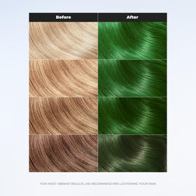 XMONDO Super Green Hair Mask application process