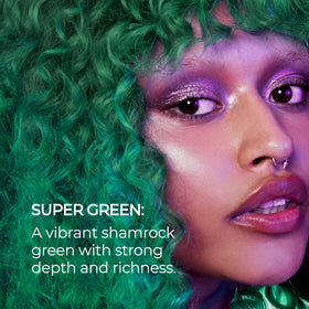 XMONDO Super Green Hair Mask on blonde hair