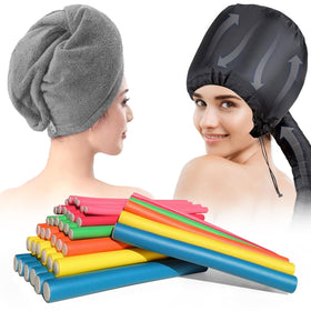 xnicx 42Pcs Heatless Flexi Rods Set with various sizes