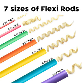 xnicx flexi rods in a drawstring pouch