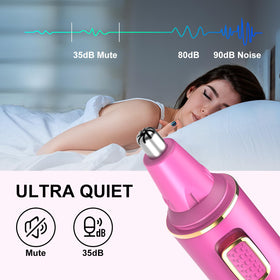 XOOMRSCP Nose Hair Trimmer displayed with dimensions