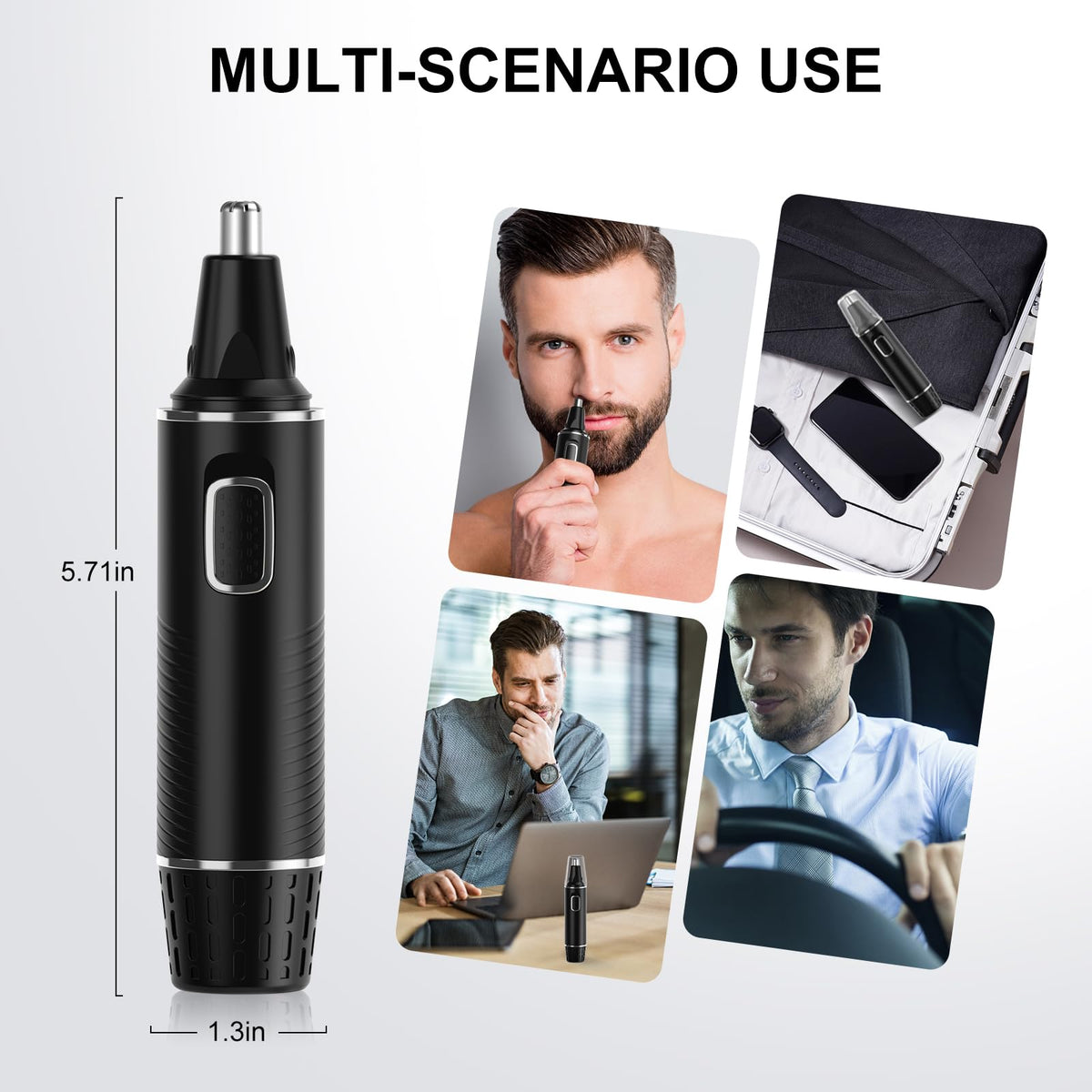 XOOMRSCP Nose Hair Trimmer displayed with packaging