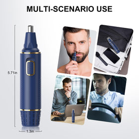 XOOMRSCP Nose Hair Trimmer displaying washable head feature