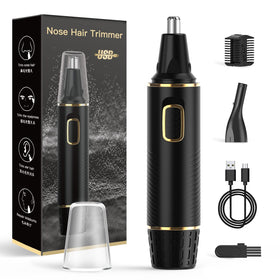 XOOMRSCP Nose Hair Trimmer front view, black model