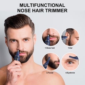 XOOMRSCP Nose Hair Trimmer side view showcasing dual edge blades