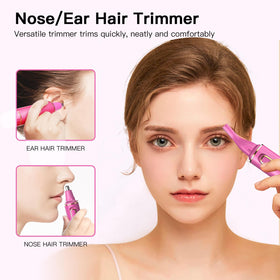 XOOMRSCP Nose Hair Trimmer side view showing dual edge blades