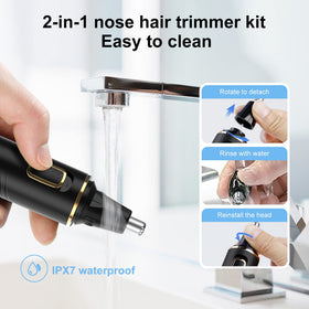XOOMRSCP Nose Hair Trimmer with washable head