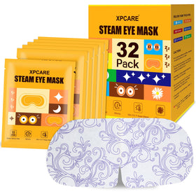 XPCARE Steam Eye Mask 32 pack front view with chamomile design