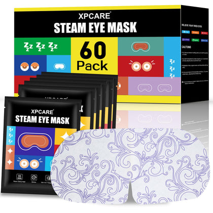XPCARE Steam Eye Mask 60 Pack front view