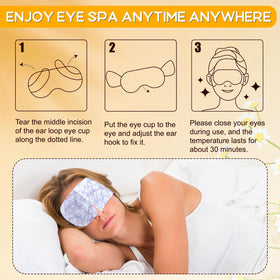 XPCARE Steam Eye Mask close-up showing texture and design