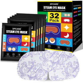 XPCARE Steam Eye Mask front view, 32 pack