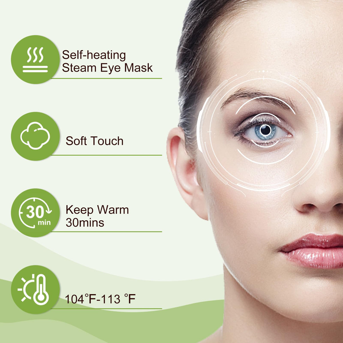 XPCARE Steam Eye Mask in a travel setting