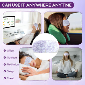 XPCARE Steam Eye Mask on a desk for office use