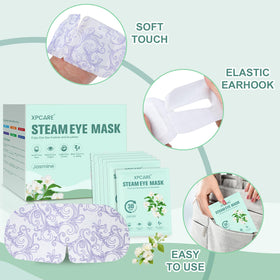 XPCARE steam eye mask packaging showing individual masks