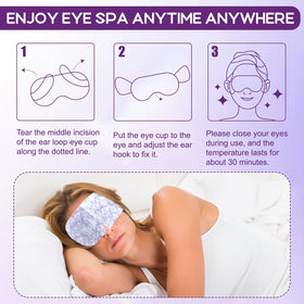 XPCARE Steam Eye Mask showing lavender scent
