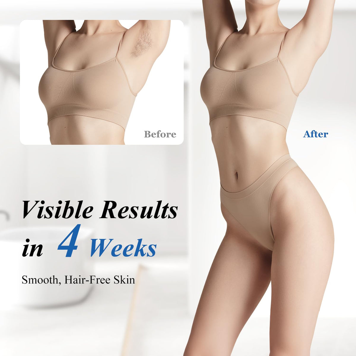 XSOUL Hair Removal Device IPL in use on legs