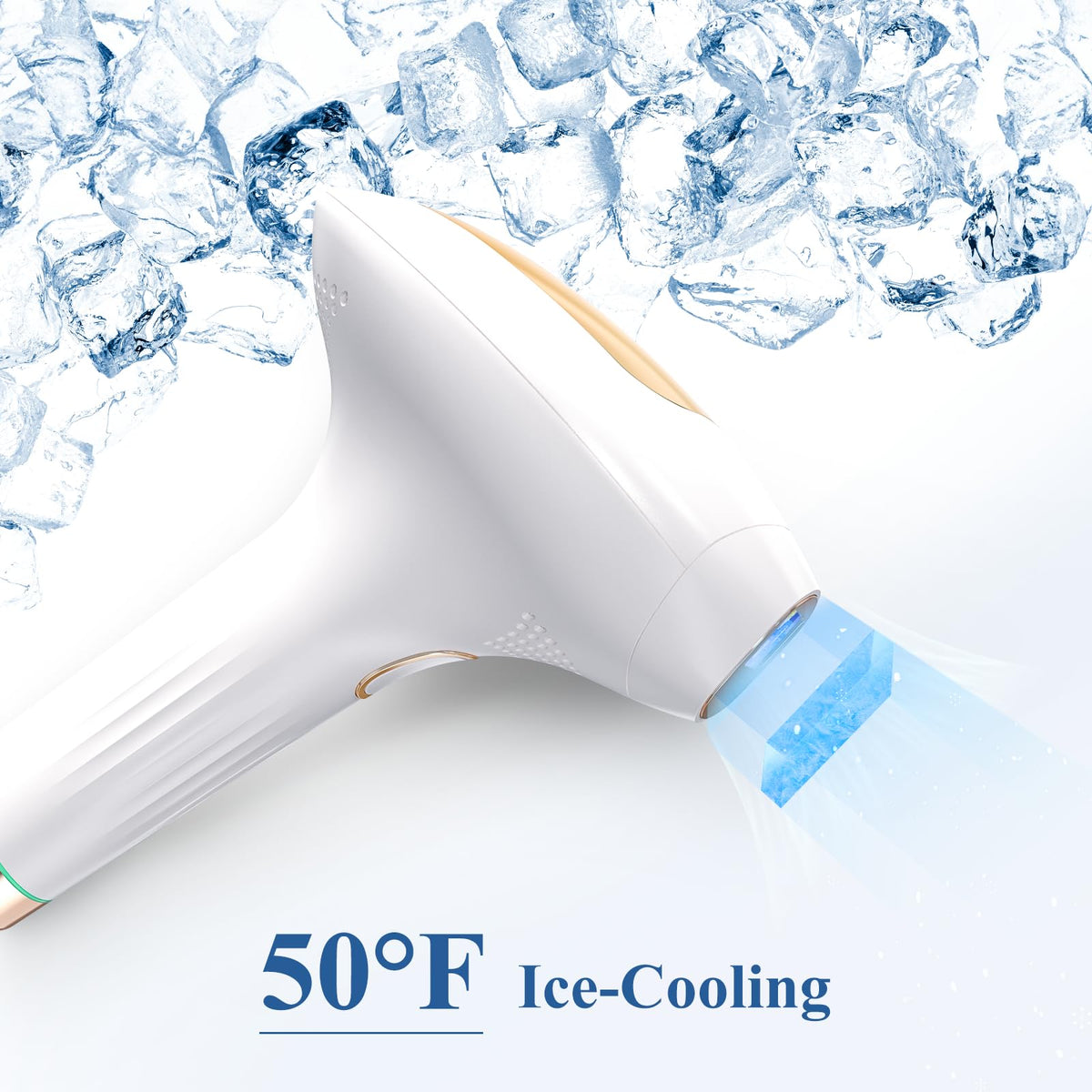 XSOUL Hair Removal Device IPL showing adjustable energy levels