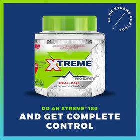 Xtreme Pro-Expert Styling Gel back view with ingredients