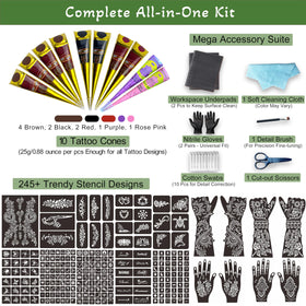 XWGLFT 245 stencils laid out on a surface