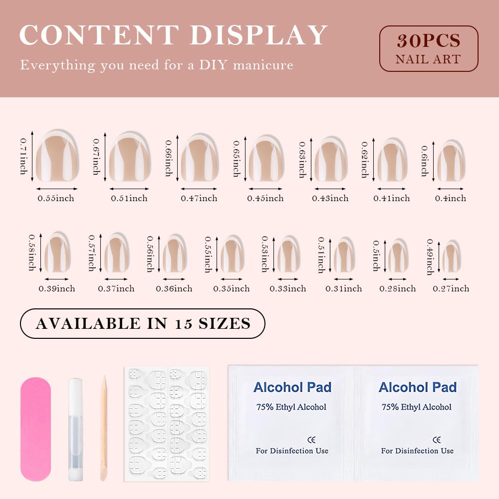 XZMeiLun press on nails displayed in elegant packaging