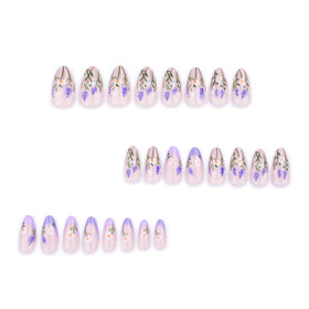 XZMeiLun Press On Nails in packaging showing 24 designs