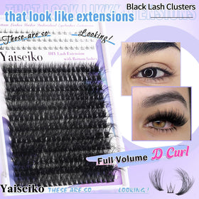 Yaiseiko lashes displayed with natural sheen
