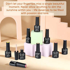 YALSYNY Gel Nail Polish Kit in a lifestyle setting