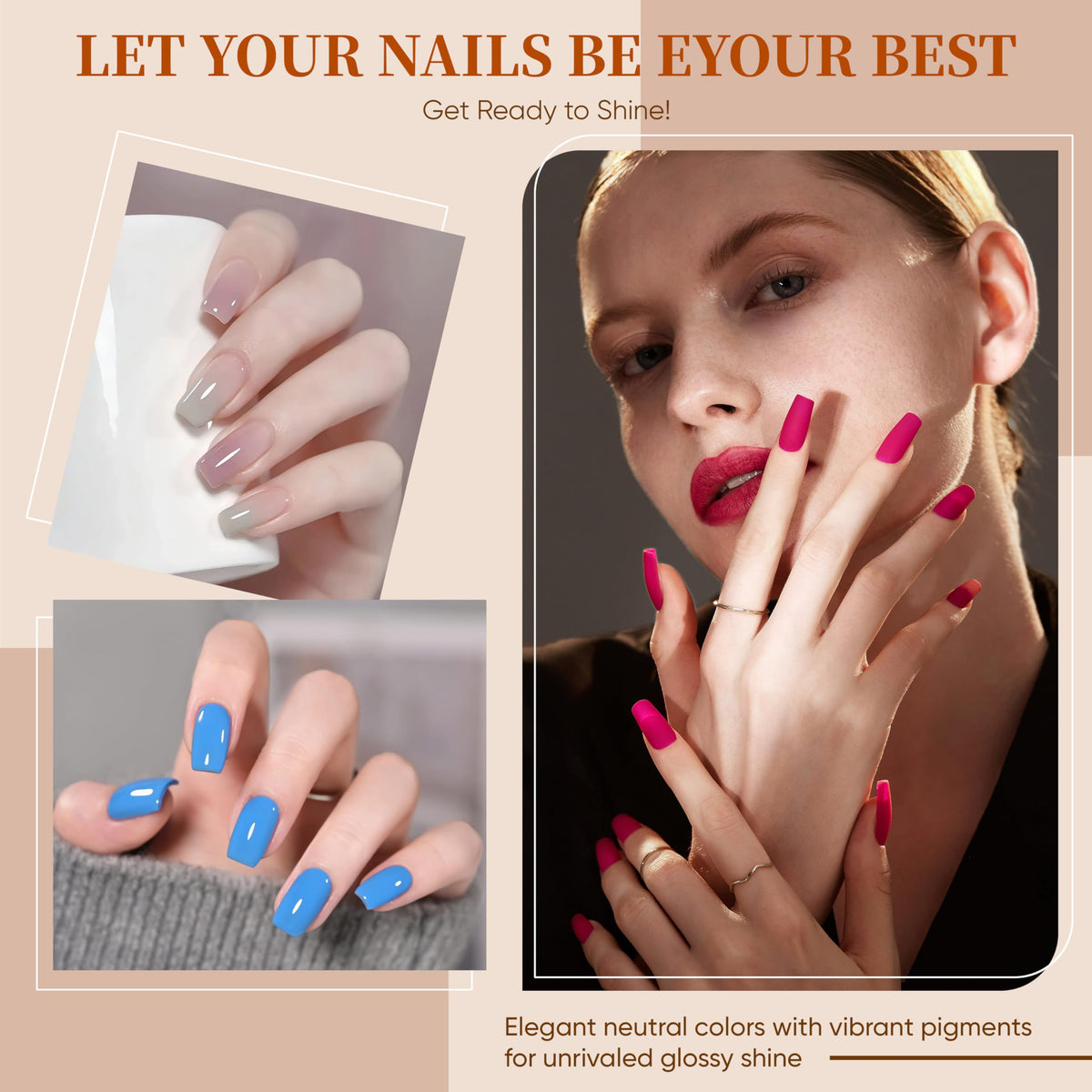 YALSYNY Gel Nail Polish Kit with application tools